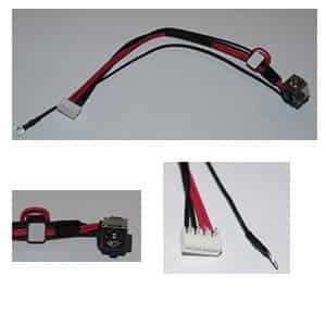 Dc Jack Portatil Acj221 Toshiba A355/A355D Com Cabo