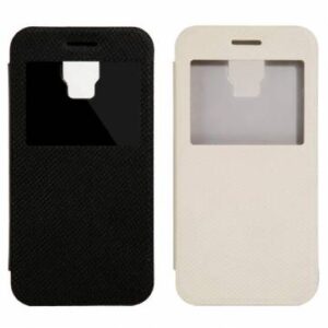 CAPA PARA DOOGEE DG310 - FLIP CASE COLAR LEATHER - BK