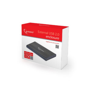 Caixa Externa Sata 2.5″ Gembird Usb 2.0 Preta