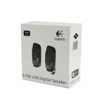 Colunas Logitech S150 2.0 USB Pretas - LIMIFIELD