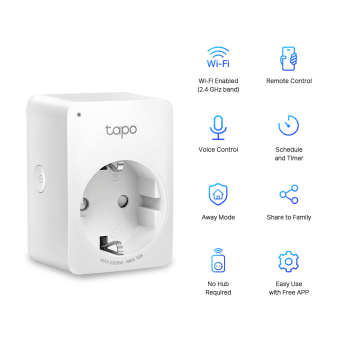 Tomada de Corrente Wifi TapoP100 SmartHome