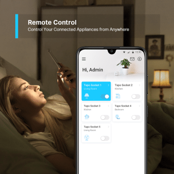 Tomada de Corrente Wifi TapoP100 SmartHome