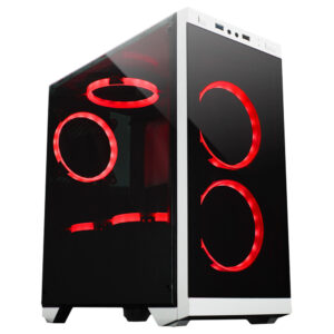 Caixa Gaming MAtx Armor C21 Branca C Lateral Vidro