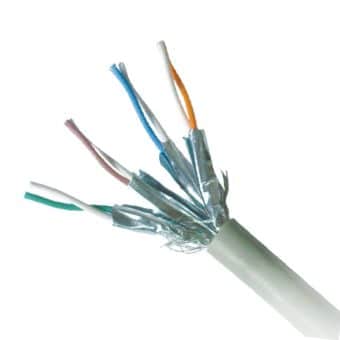 Cabo Rede Cat 6A LSZH. 2M - Cinza