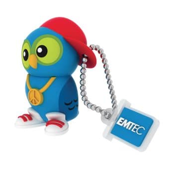 Pen Drive Animalitos Emtec Dj Owl 16Gb Usb2.0