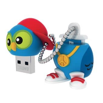 Pen Drive Animalitos Emtec Dj Owl 16Gb Usb2.0