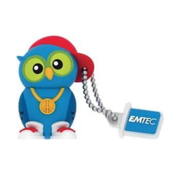 Pen Drive Animalitos Emtec Dj Owl 16Gb Usb2.0