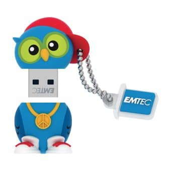 Pen Drive Animalitos Emtec Dj Owl 16Gb Usb2.0