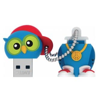 Pen Drive Animalitos Emtec Dj Owl 16Gb Usb2.0