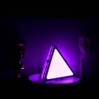 Conjunto de Lampadas Led Triangle Wifi 16Milhoes cores