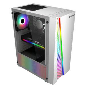 Caixa Gaming Atx Glayze RGB*1 Branca