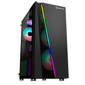 Caixa Gaming Atx Glayze RGB1 Preta