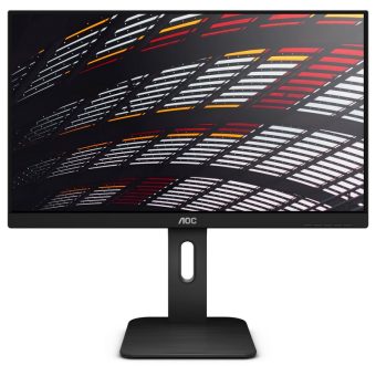 Monitor Aoc 24" 24P1 IPS Vga DVI Hdmi Colunas Preto