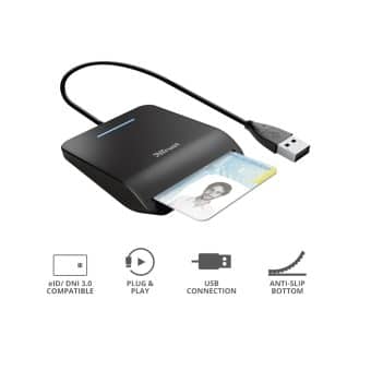 Leitor de Cartões Cidadão Usb 2.0 Preto