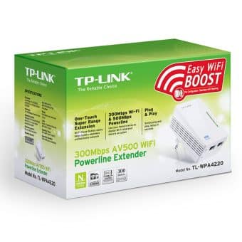 Powerline TP-LINK Wifi AV600 1 Unidade 300Mbps