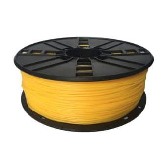 Filamento para Impressora 3D TPE Flexivel 1.75mm 1Kg Amarelo