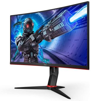 Monitor Aoc 27" Curvo Preto Led 0.5ms 240Hz FreeSync