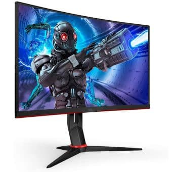 Monitor Aoc 27" Curvo Preto Led 0.5ms 240Hz FreeSync