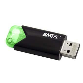 Pen Drive Emtec B110 64Gb Click Easy Usb 3.2 Verde