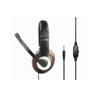 Auscultadores Gembird Stereo MHS-03 3.5MM Preto Vermelho