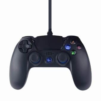 Gamepad Gembird Com Vibração para PS4 ou PC Preto