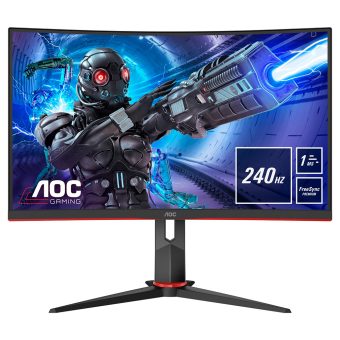 Monitor Aoc 31.5 Curvo Preto Led 1ms 240Hz C32GZAE 1