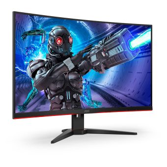 Monitor Aoc 31.5 Curvo Preto Led 1ms 240Hz C32GZAE 1