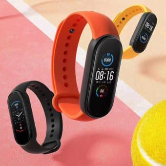 SmartBand Desportiva Xiaomi MI Band 5 Preta