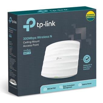 Acess Point de Tecto Tp-Link EAP115 300Mbps