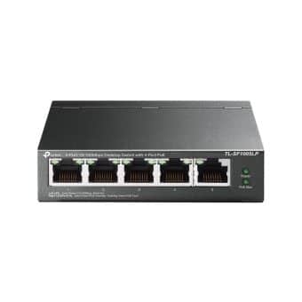 Switch TP-LINK SF1005LP 10100 5P 4Portas POE 1