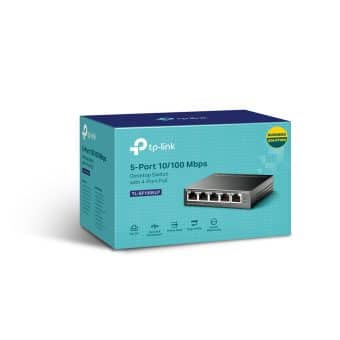 Switch TP-LINK SF1005LP 10100 5P 4Portas POE 1