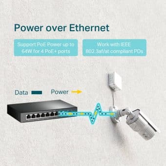 Switch TP-LINK SG1008P 8PORTAS Gigabit POE