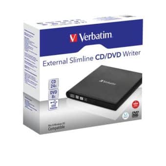 Dvdrw Verbatim Externo Usb 2.0 Inc.Taxas C.Privada