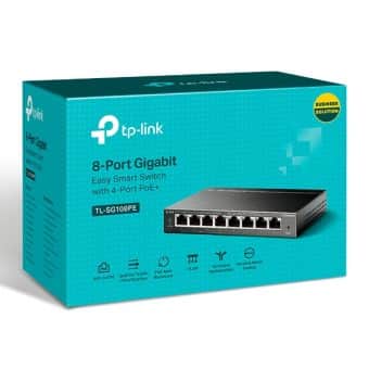 Switch TP-Link 8Portas Gigabit c 4POE