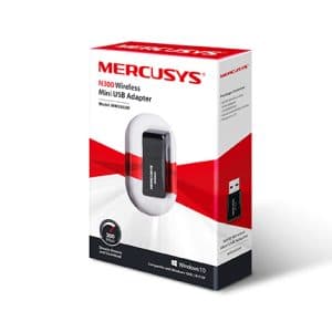 Adaptador Wi-Fi MERCUSYS 300Mbps USB 2.0 1