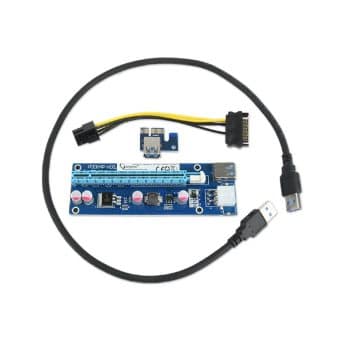 Placa Gembird Riser Para PCI-E Com Usb 3.0