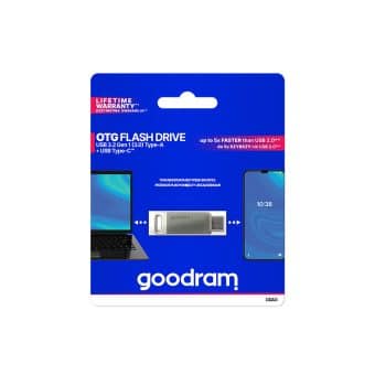 Pen Drive Goodram 16GB OTG Silver Metal USB3