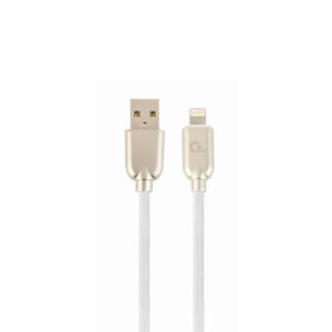 Cabo Usb 2.0 Para Lightning 1Mt Branco Rubber Blister