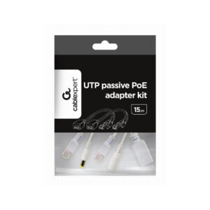 Adaptador Gembird UTP Passivo POE 0.15M