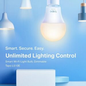 Lâmpada TP-Link Dimmable Smart Light Bulb, 2-Pack