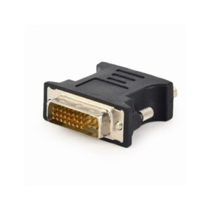 Adaptador Gembird DVI-I (Macho) para VGA (Femea) Preto