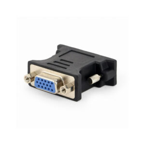 Adaptador Gembird DVI-I (Macho) para VGA (Femea) Preto