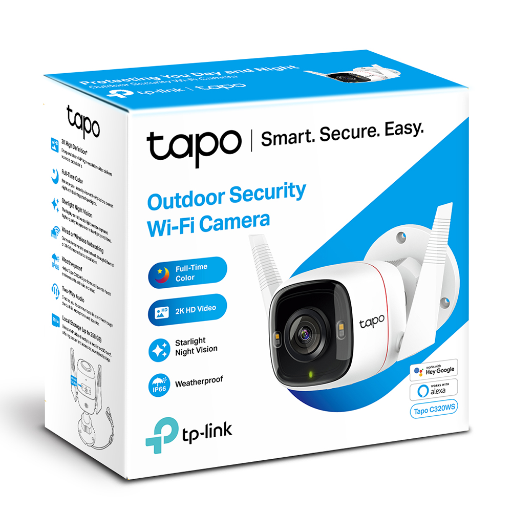 2x Camara Ip Tp-link Tapo C320ws Wifi Seguridad Exterior