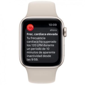 Apple Watch SE GPS 40mm Caixa de Alumínio em Branco Estrela Correia Desportiva Branco Estrela 4