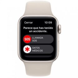 Apple Watch SE GPS 40mm Caixa de Alumínio em Branco Estrela Correia Desportiva Branco Estrela 5