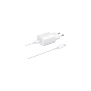 Carregador de Parede Samsung EP-TA800XWEGWW1 USB-C mais Cable USB-C 25W Branco