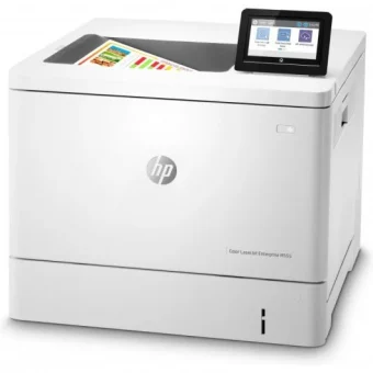 Impressora Laser Color HP LaserJet Enterprise M555DN Dúplex Branca