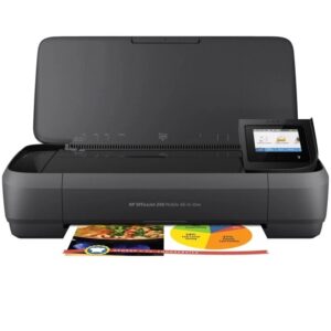 Multifunções Jacto de Tinta Portátil HP Officejet 250 Mobile AIO WiFi Preta