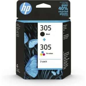 Tinteiro Original HP nº305 Multipack Preto e Tricolor