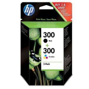 Tinteiro Original HP nº300 Multipack Preto e Tricolor